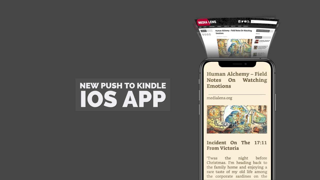 Push to Kindle iOS app